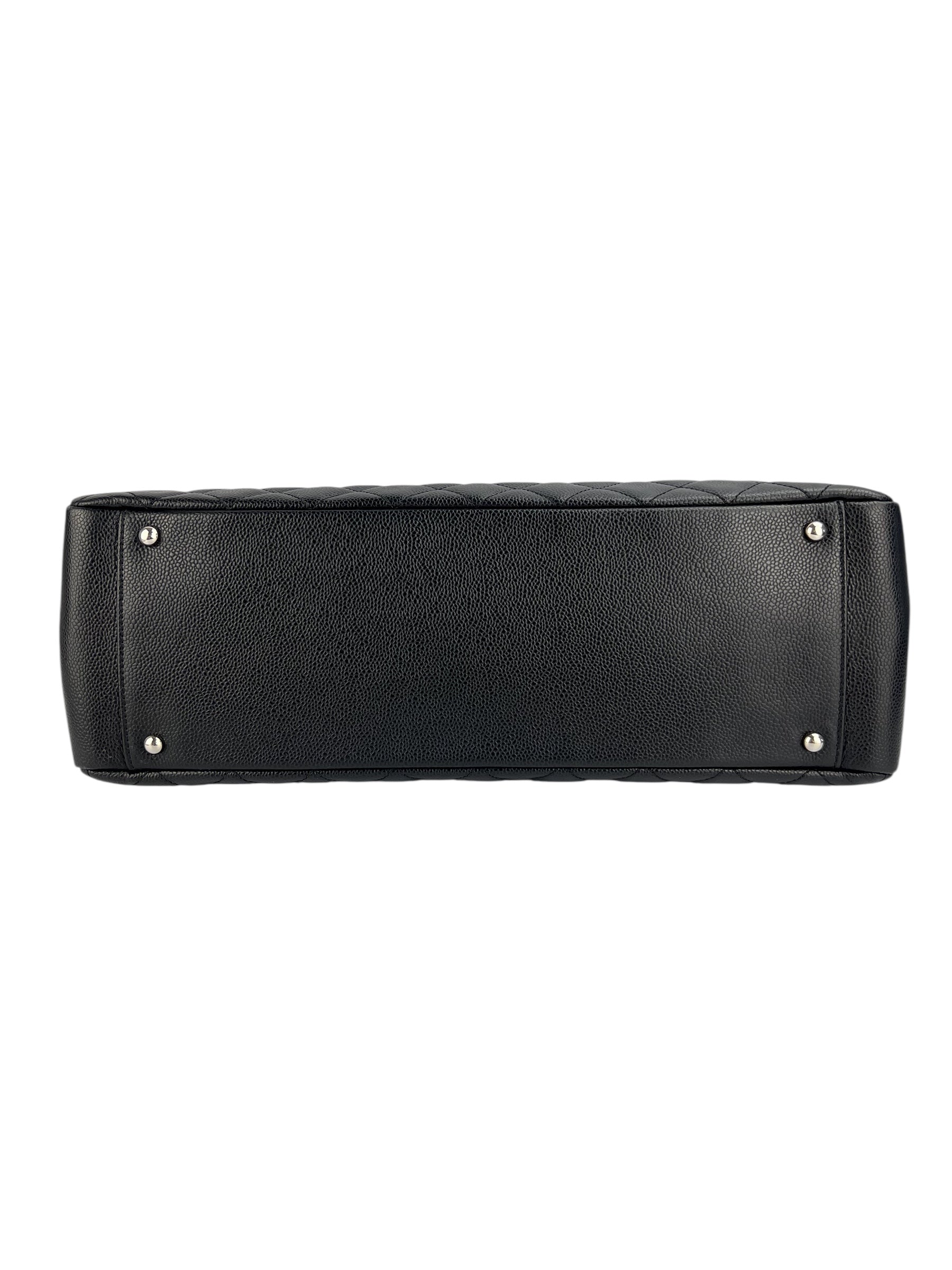 Chanel Black Caviar XL Grand Shopping Tote (FULL SET)