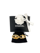 Chanel Vintage Gold Plated Huggie Earrings