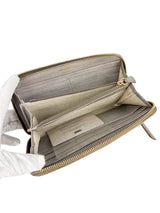 Jimmy Choo Pippa Taupe Leather Wallet