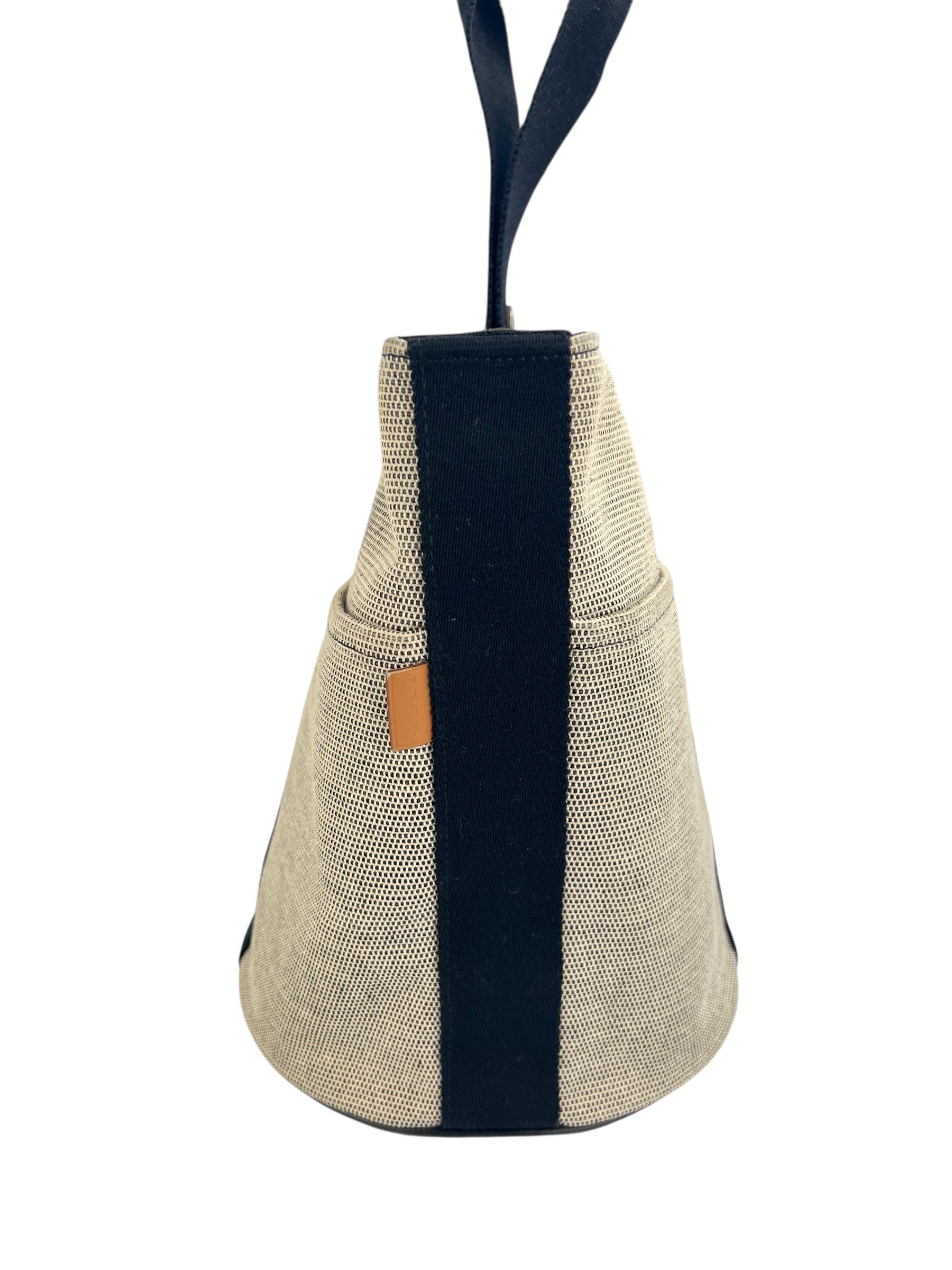 Hermes Toile Saxo Bucket Bag