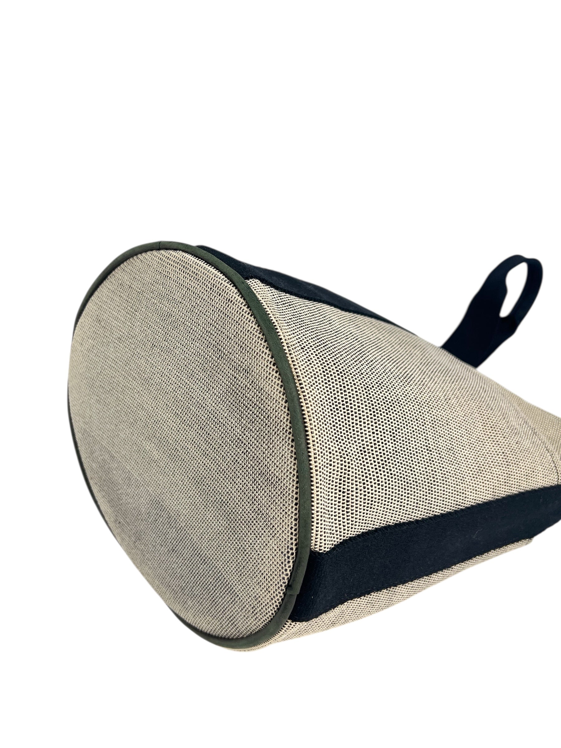 Hermes Toile Saxo Bucket Bag