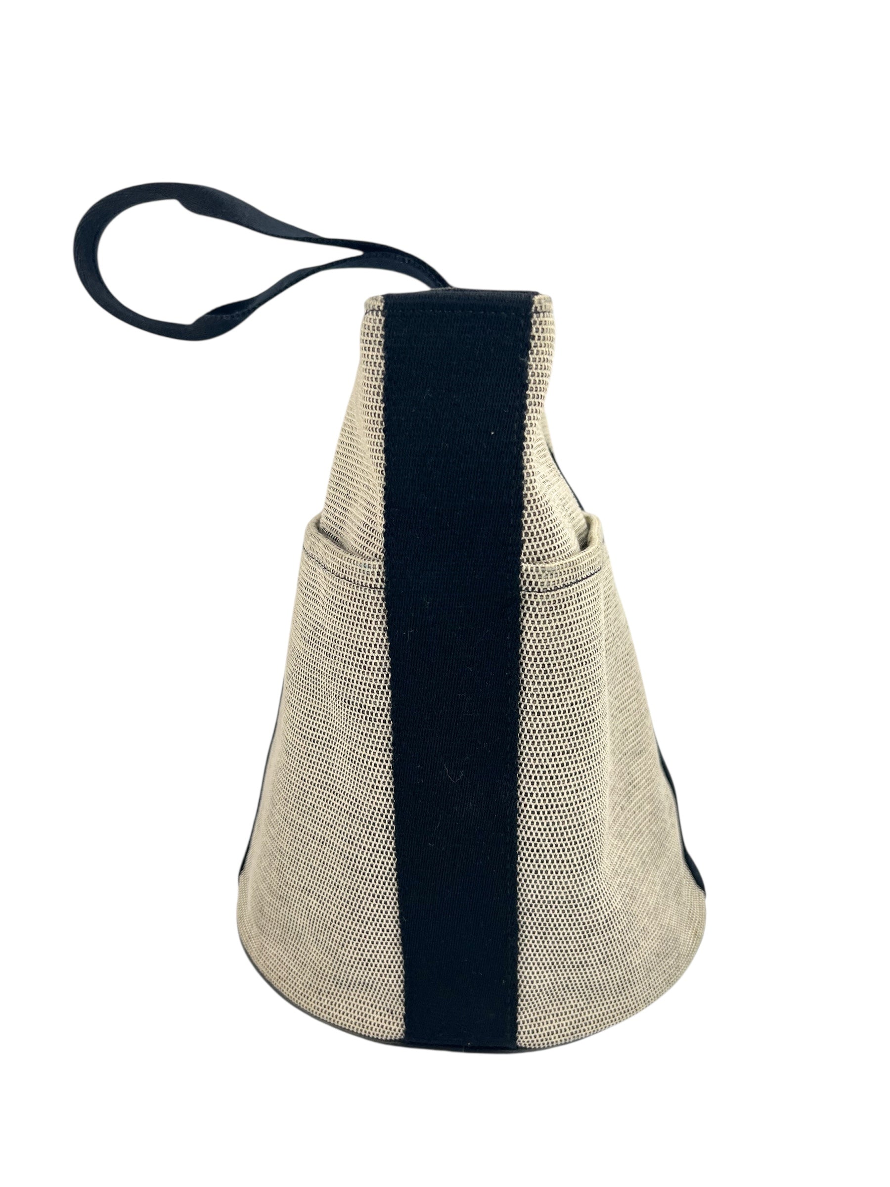 Hermes Toile Saxo Bucket Bag