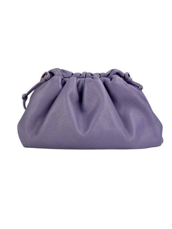 Bottega Veneta Purple Leather The Pouch 20