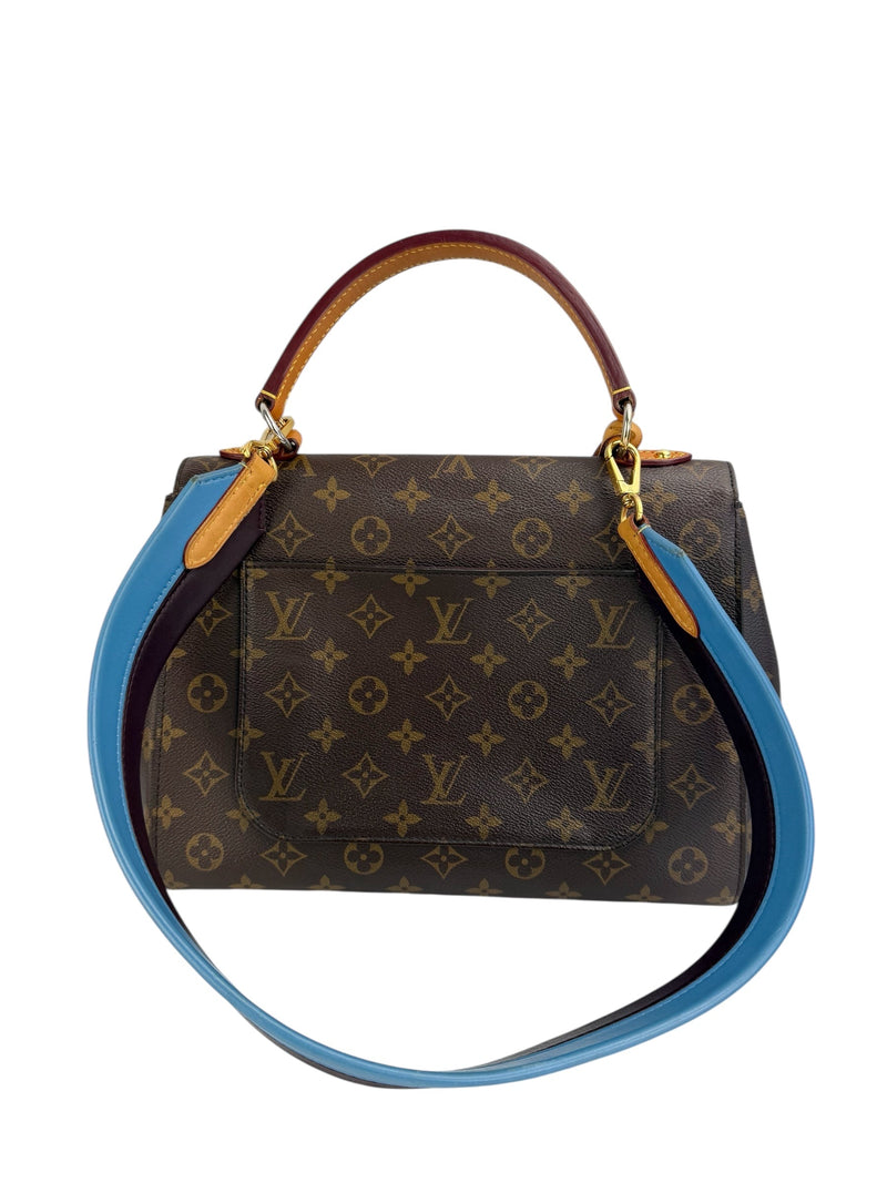 Louis Vuitton Monogram Cluny MM Blue Strap
