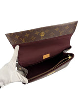 Louis Vuitton Monogram Cluny MM Blue Strap