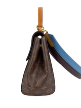 Louis Vuitton Monogram Cluny MM Blue Strap