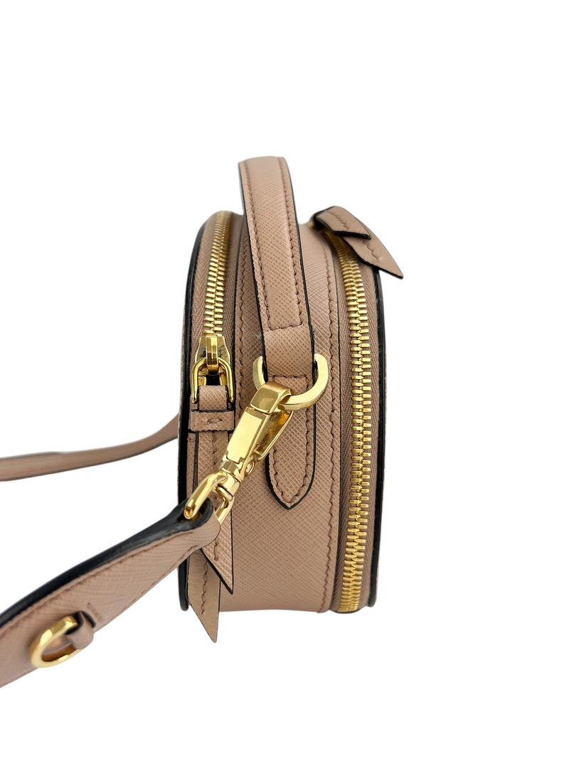 Prada Beige Saffiano Leather 2 Way (FULL SET)