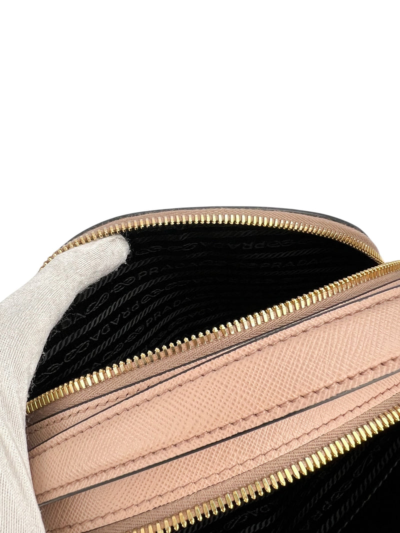 Prada Beige Saffiano Leather 2 Way (FULL SET)