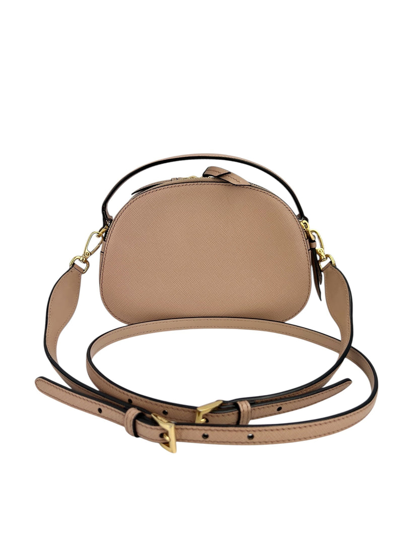Prada Beige Saffiano Leather 2 Way (FULL SET)