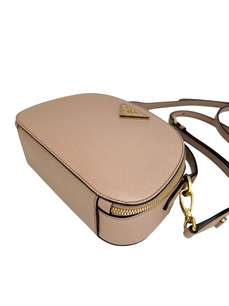 Prada Beige Saffiano Leather 2 Way (FULL SET)