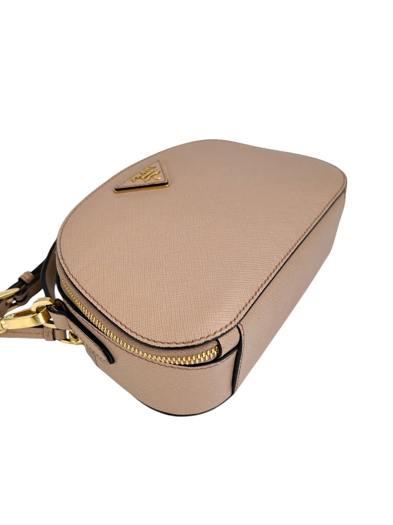 Prada Beige Saffiano Leather 2 Way (FULL SET)