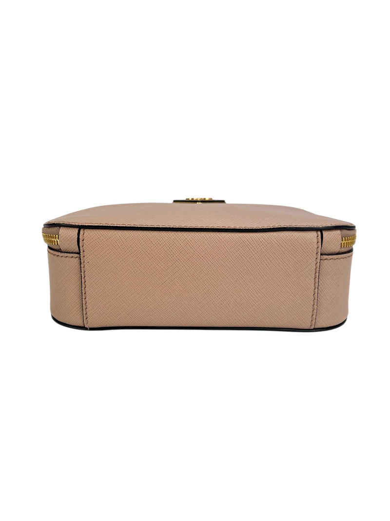 Prada Beige Saffiano Leather 2 Way (FULL SET)
