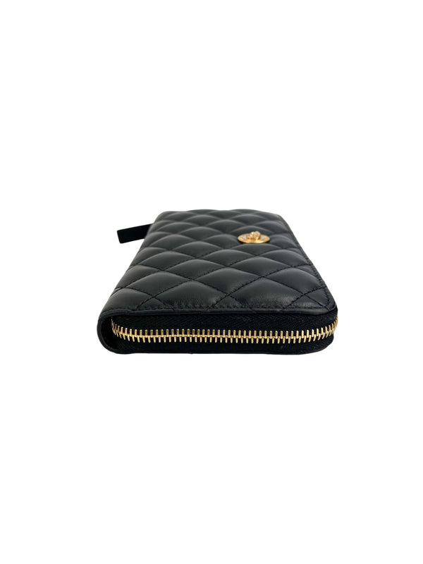 Versace Black Leather Medusa Wallet