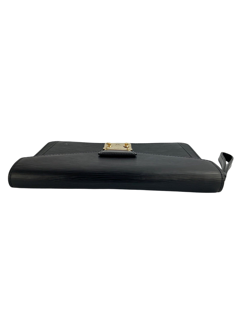 Louis Vuitton Black Epi Dragonne Clutch