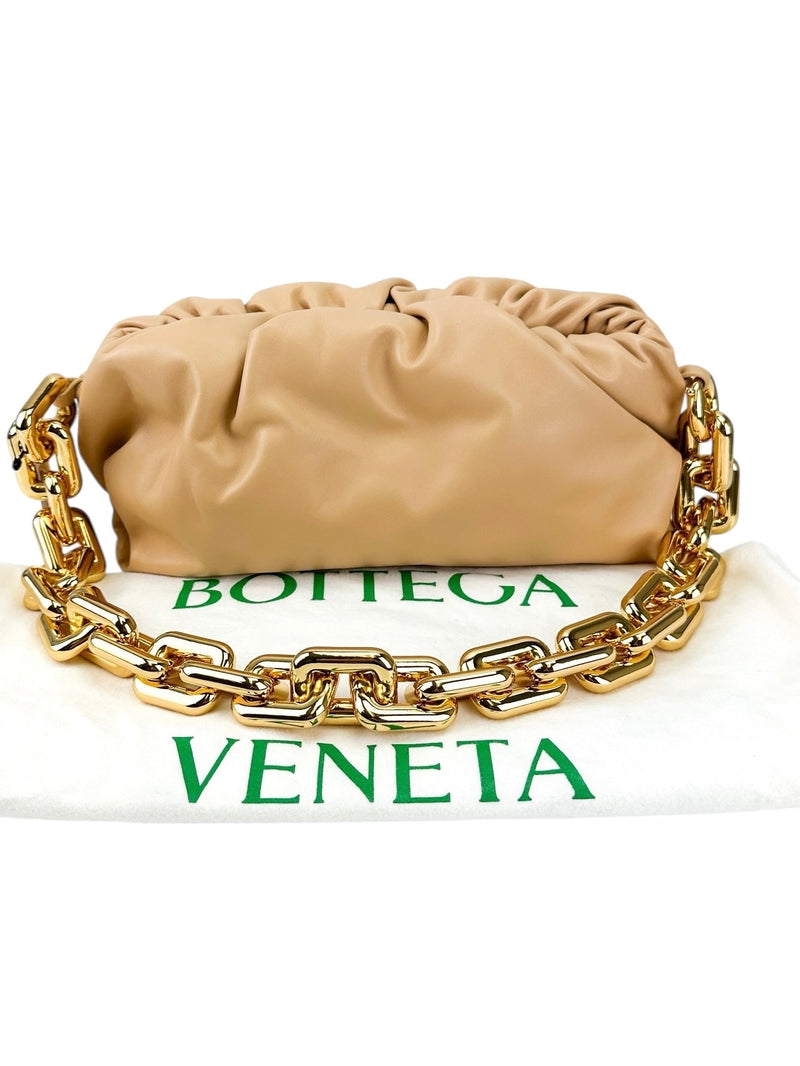 Bottega Veneta Almond Chain Pouch Bag