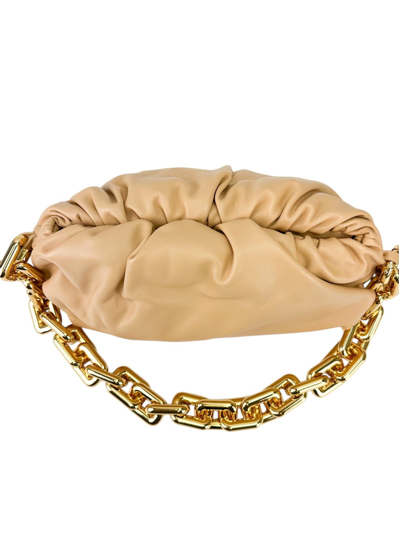 Bottega Veneta Almond Chain Pouch Bag