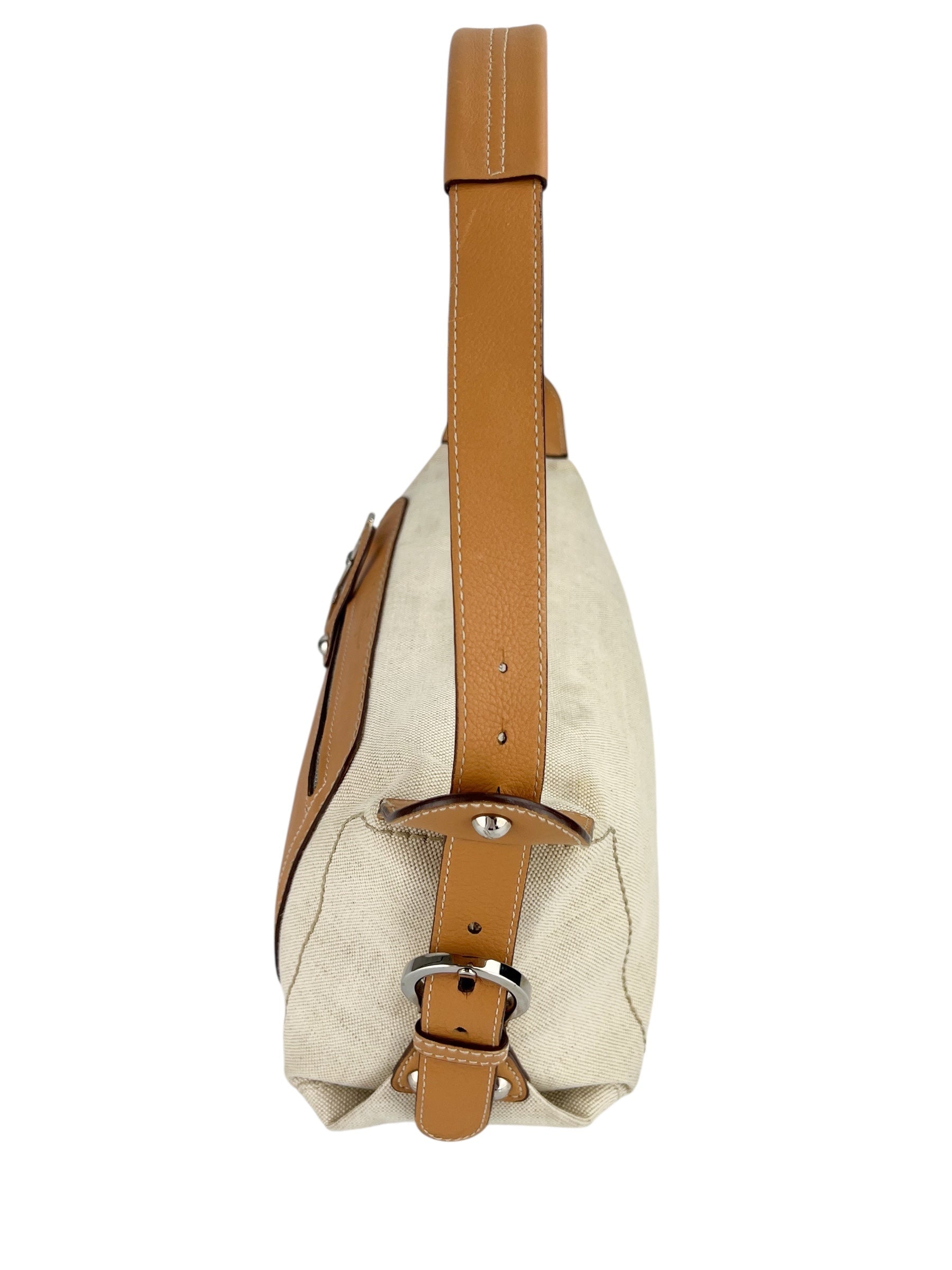 Salvatore Ferragamo Canvas Shoulder Bag