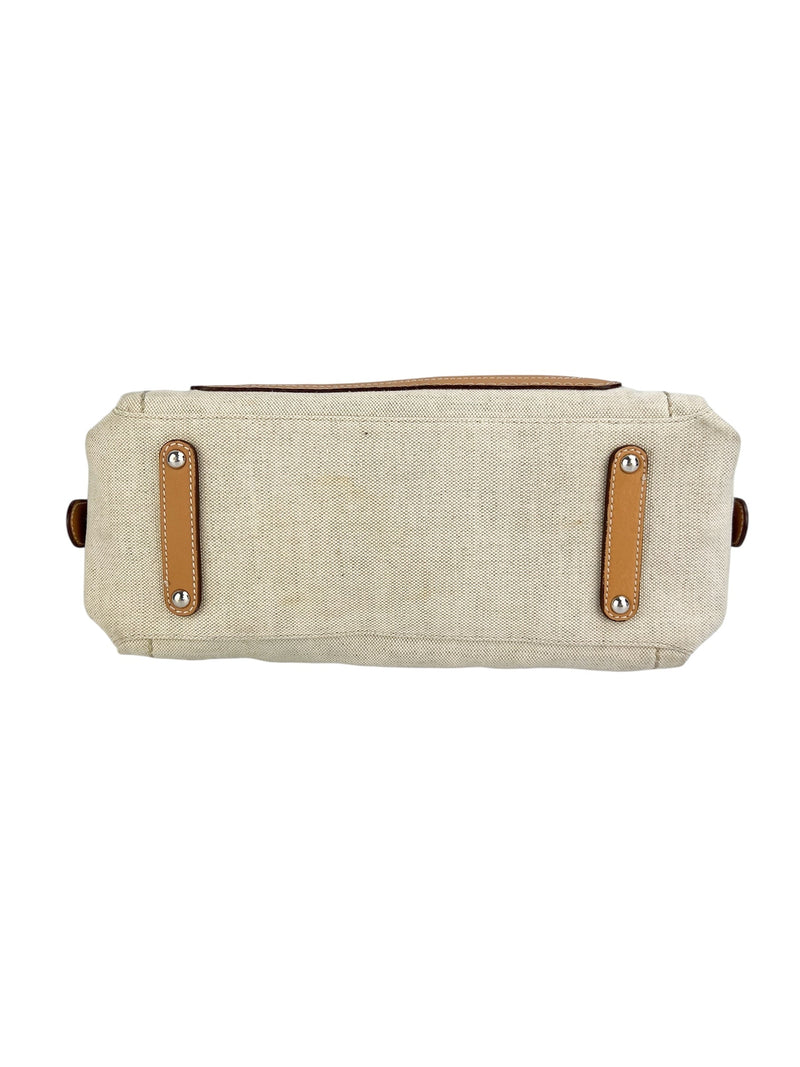 Salvatore Ferragamo Canvas Shoulder Bag