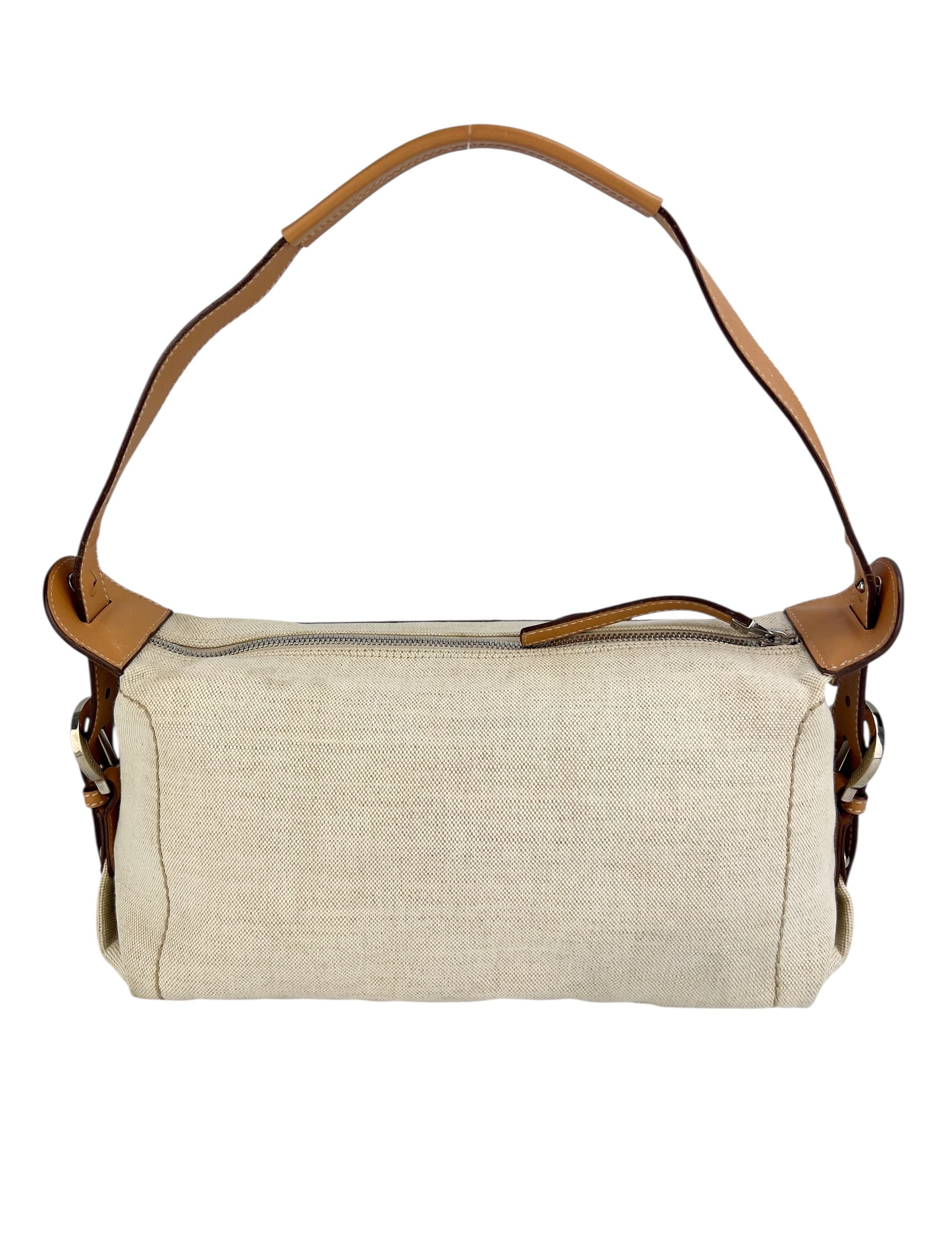 Salvatore Ferragamo Canvas Shoulder Bag