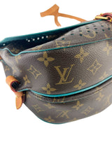 Louis Vuitton Limited Edition Perforated Blue Saumur