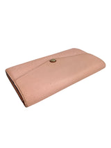 Louis Vuitton Pink Empreinte Sarah Wallet