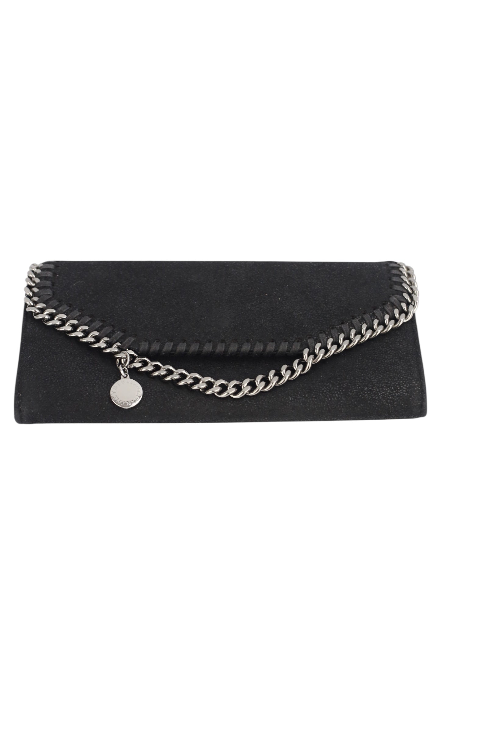 Stella McCartney Black Falabella Continental Wallet