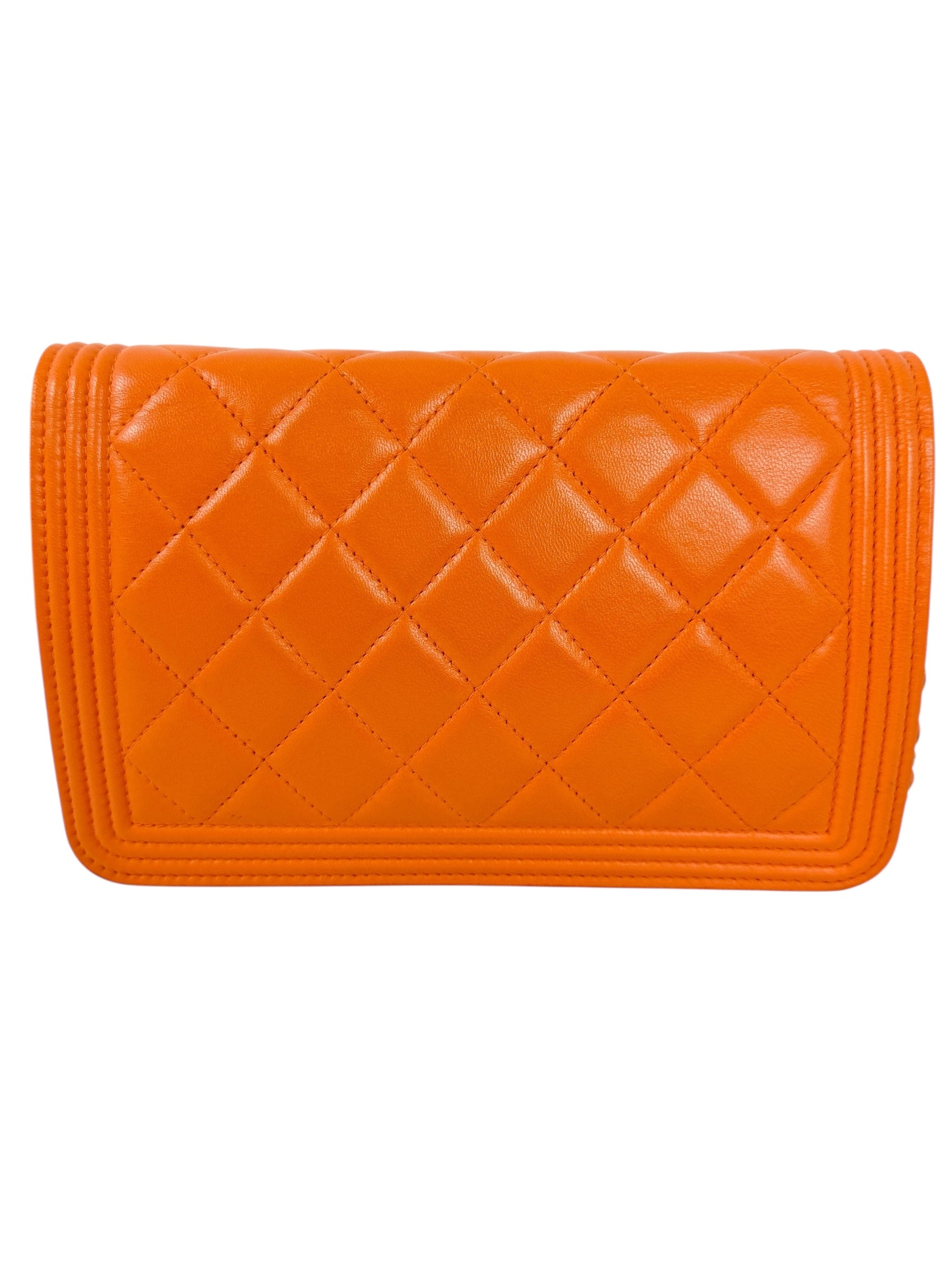 chanel-orange-lambskin-boy-woc-2