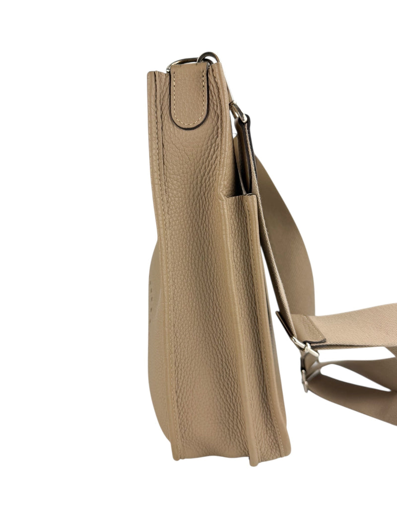 Hermes Etoupe Togo Evelyne PM (In Box)