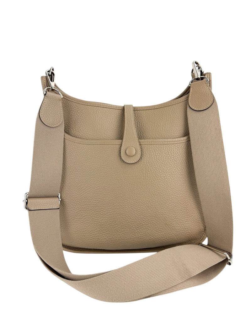 Hermes Etoupe Togo Evelyne PM (In Box)