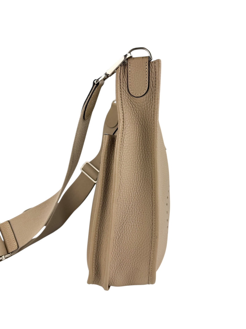 Hermes Etoupe Togo Evelyne PM (In Box)