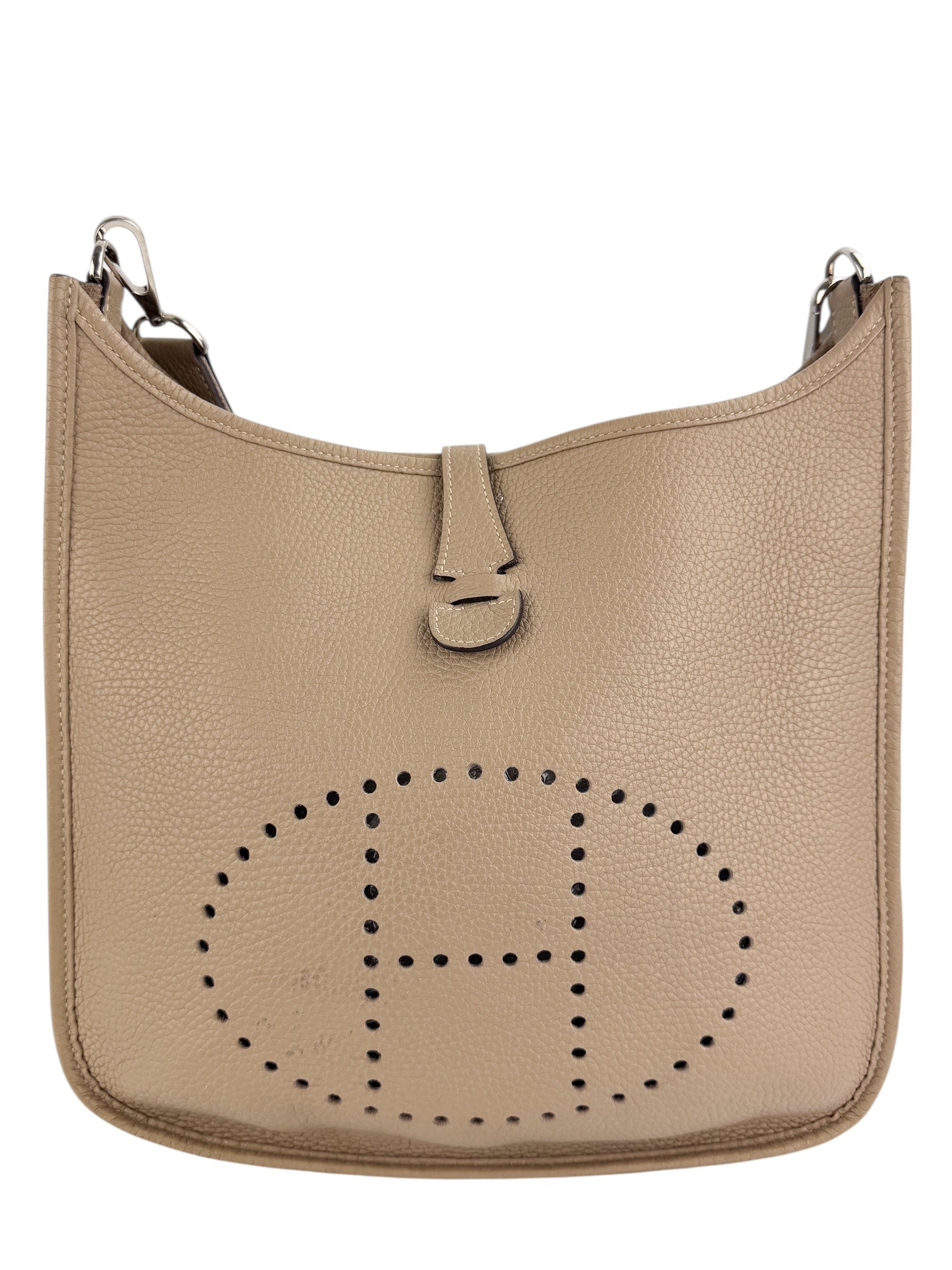 Hermes Etoupe Togo Evelyne PM (In Box)