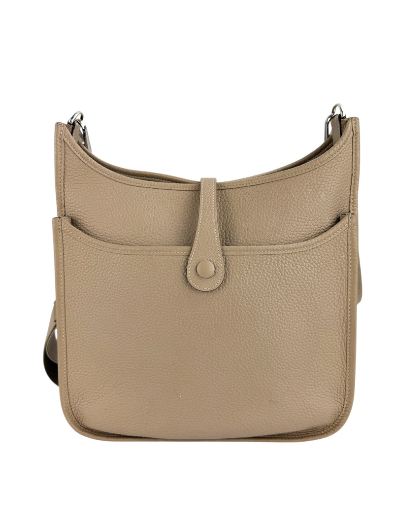 Hermes Etoupe Togo Evelyne PM (In Box)