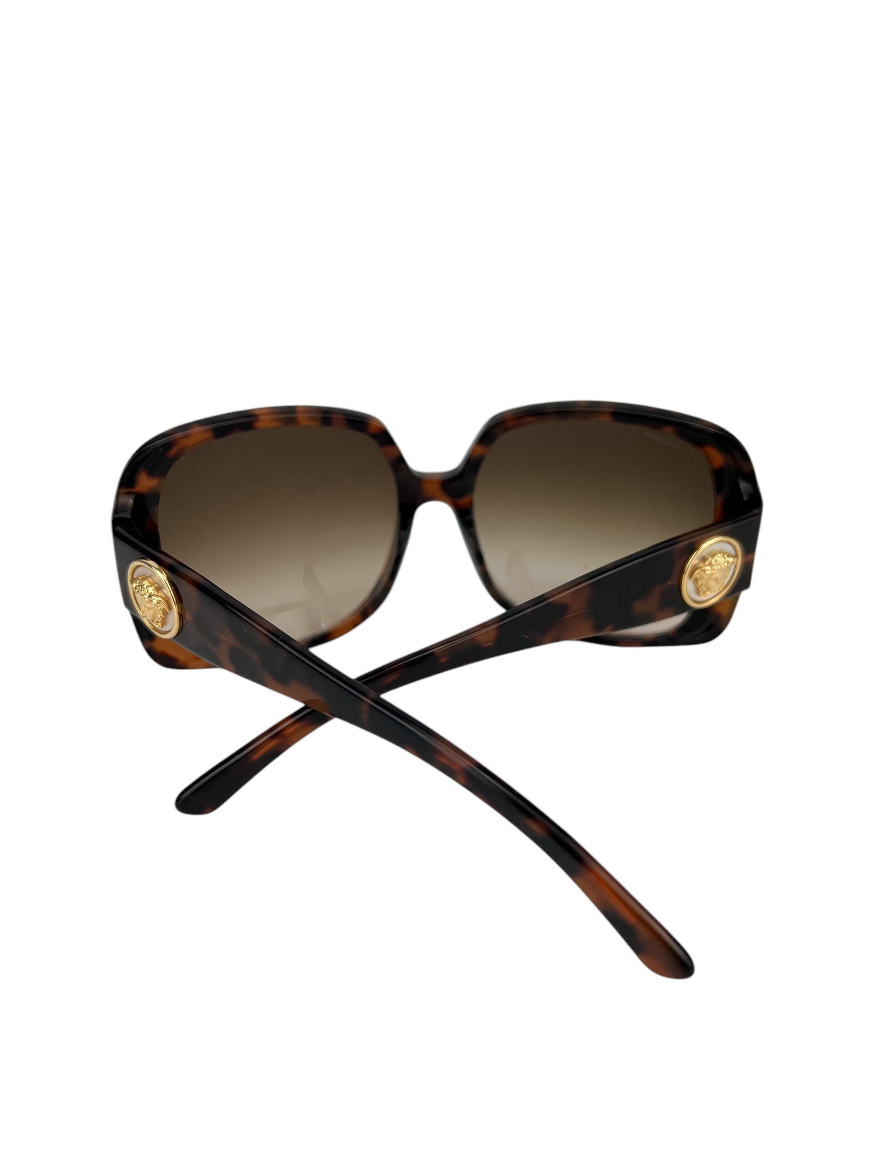 Versace Brown Tortoise Framed Sunglasses