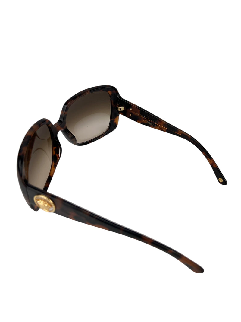 Versace Brown Tortoise Framed Sunglasses