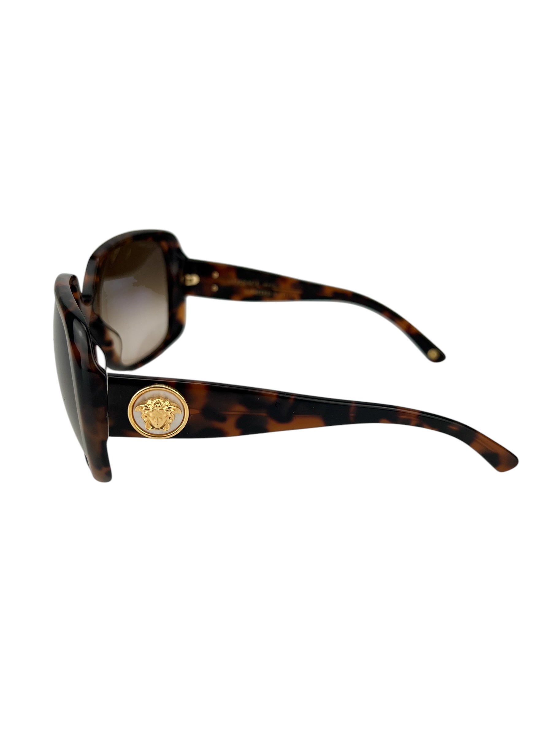 Versace Brown Tortoise Framed Sunglasses