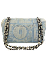 Chanel Denim Rare No. 5 Quilted Classic Flap