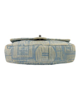 Chanel Denim Rare No. 5 Quilted Classic Flap