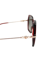 Jimmy Choo Red Pearl Sunglasses