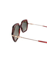 Jimmy Choo Red Pearl Sunglasses