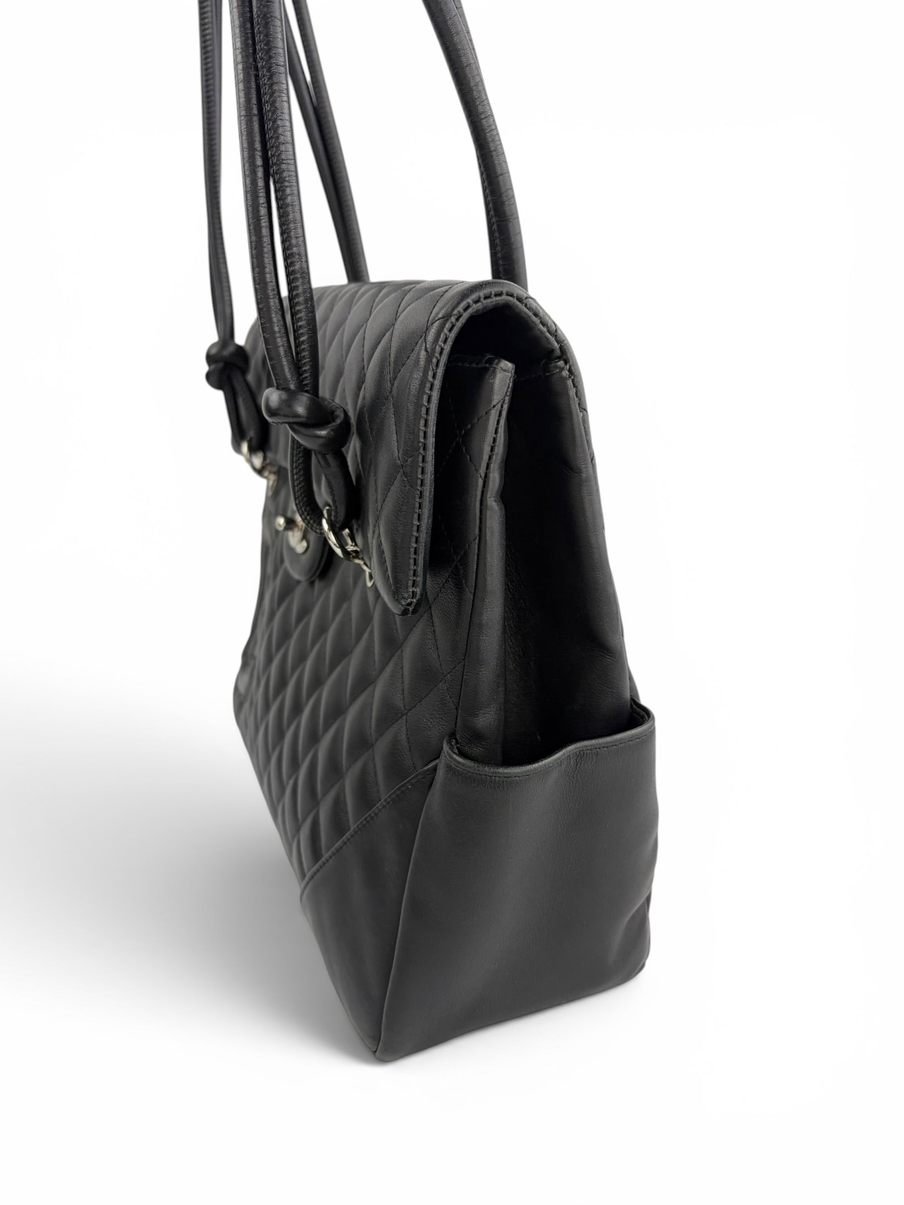 chanel-black-vintage-cambon-flap-tote--1