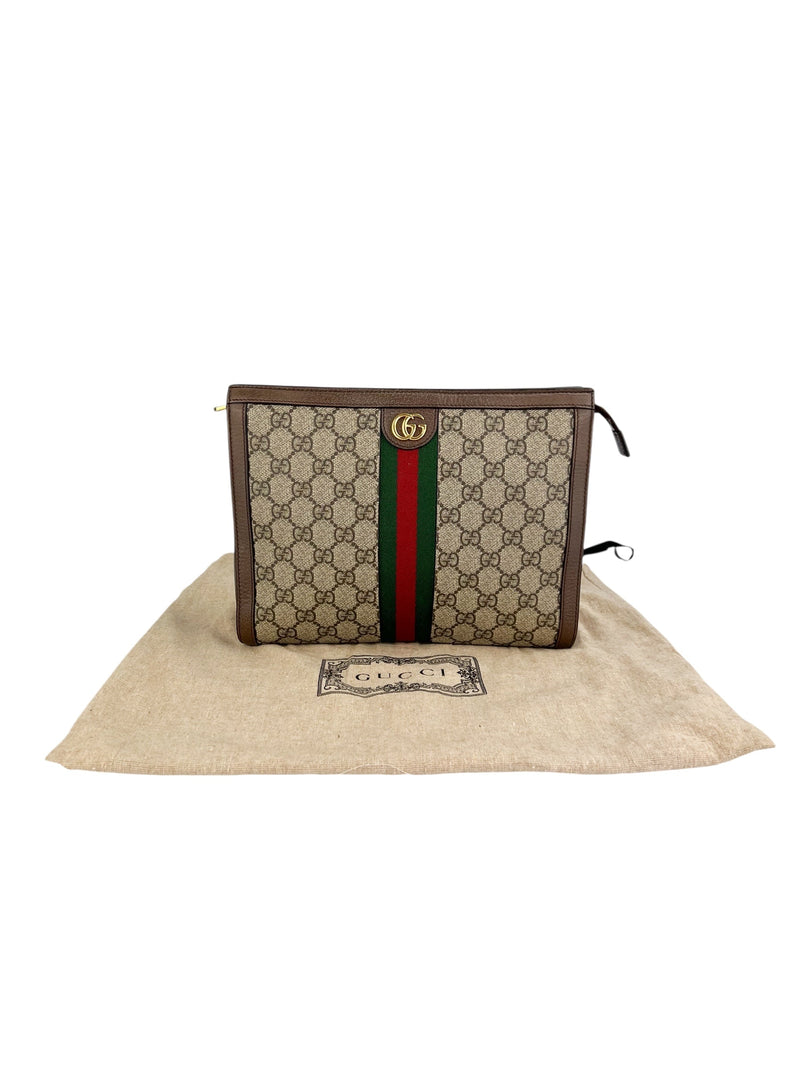 Gucci Ophidia Large Zip Clutch