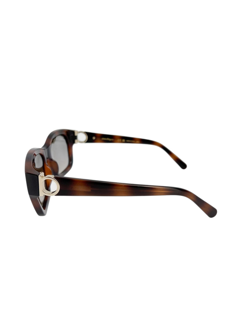 Ferragamo Tortoise Sunglasses Full Set