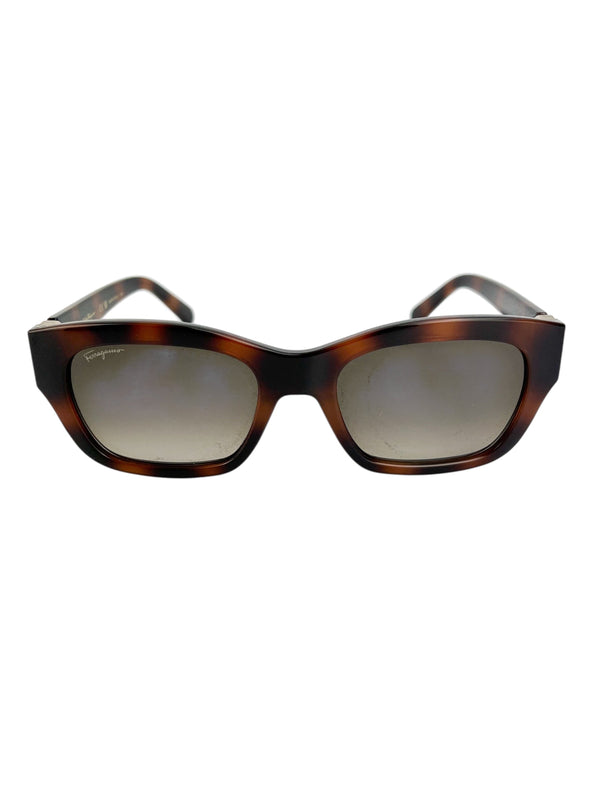 Ferragamo Tortoise Sunglasses Full Set
