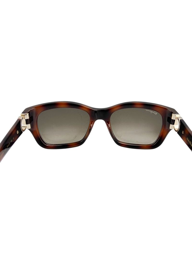Ferragamo Tortoise Sunglasses Full Set