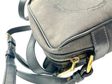 Prada Small Black Logo Camera Bag Canvas