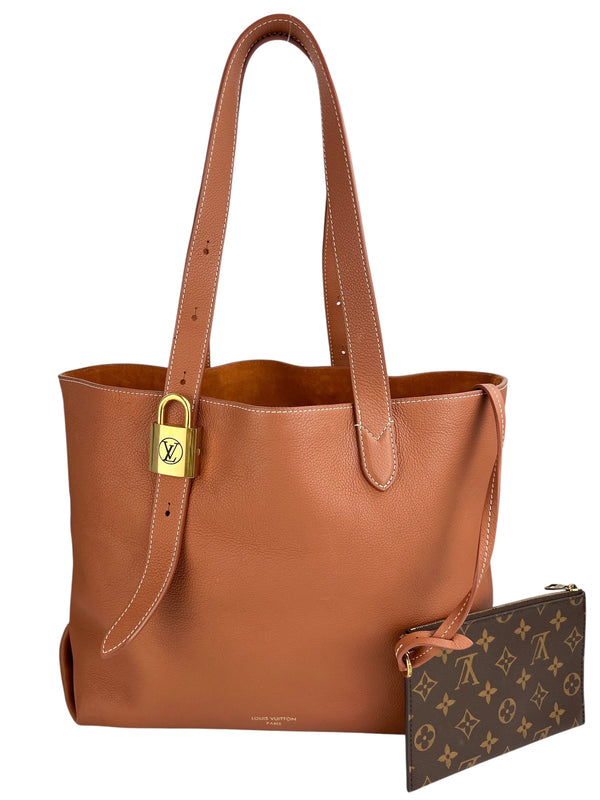 Louis Vuitton Camel Low Key Cabas Tote MM