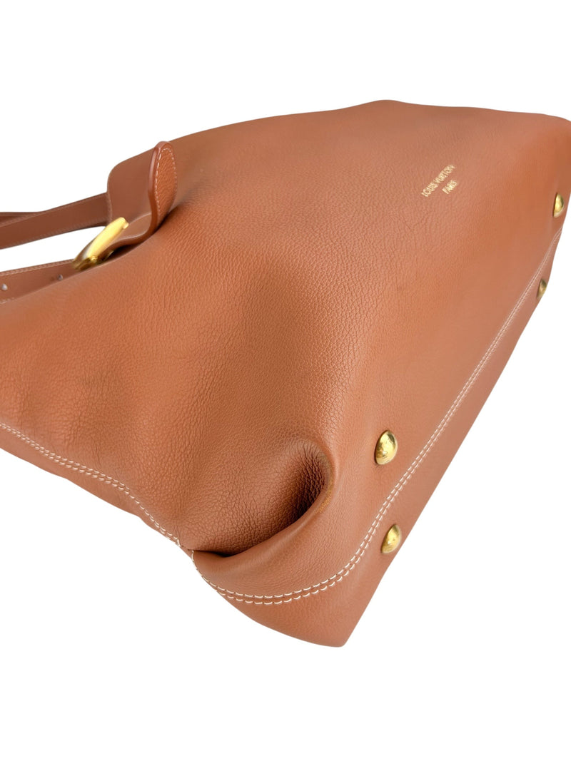 Louis Vuitton Camel Low Key Cabas Tote MM