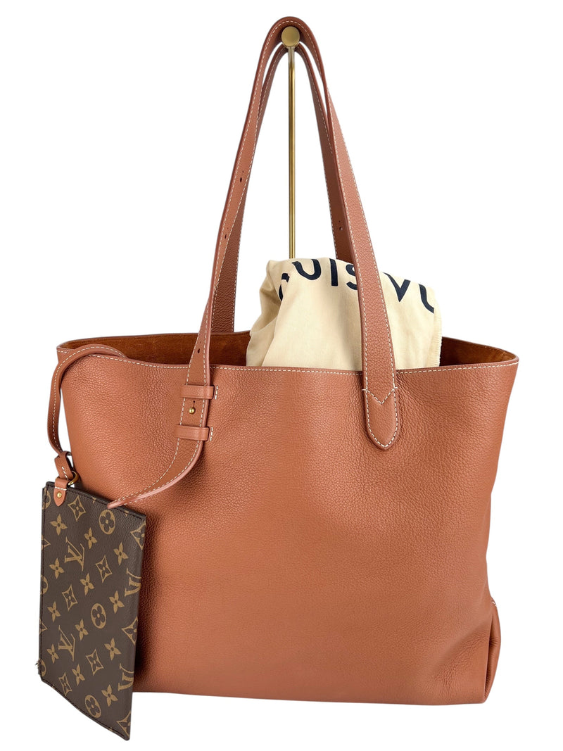 Louis Vuitton Camel Low Key Cabas Tote MM