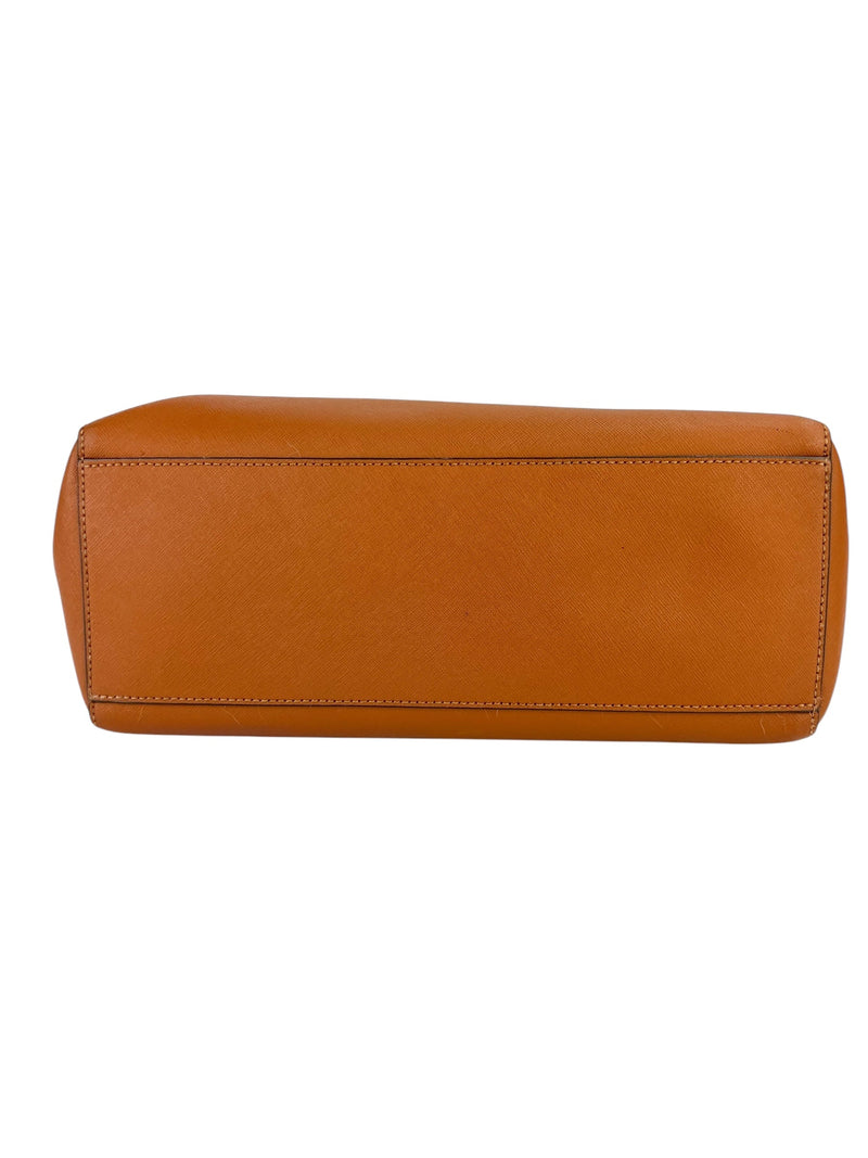 Tory Burch Brown Leather Tote