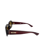 Moschino Burgundy Acetate Sunglasses